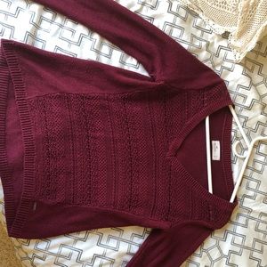 Hollister Red (Maroon) Sweater
